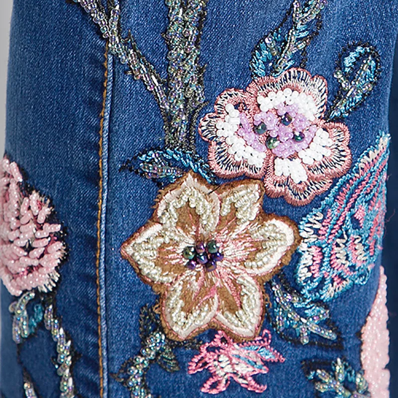 PJ.SDZM Chinese Style High-end Handmade Beaded Stretch Slim Jeans Embroidered Flare Trousers Retro Style Fair Ladies Wear KZ0001
PJ.SDZM Chinese Style High-end Handmade Beaded Stretch Slim Jeans Embroidered Flare Trousers Retro Style Fair Ladies Wear KZ0001