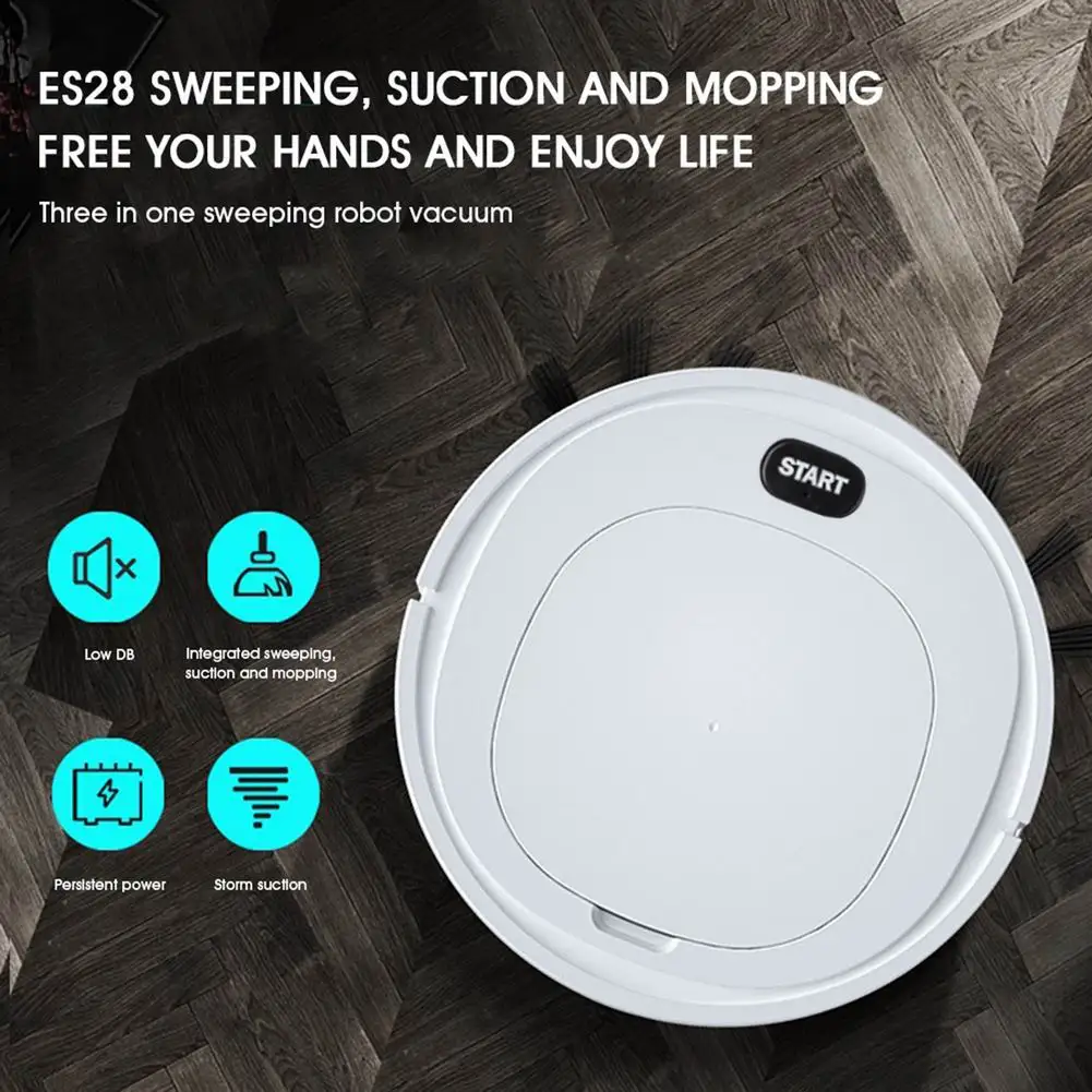 Robot Vacuum Cleaner Floor Sweeper Mopping Scrubber Vacuum Cleaner USB Rechargeable Smart Sweepe Low Noise For Home Office Use
Robot Vacuum Cleaner Floor Sweeper Mopping Scrubber Vacuum Cleaner USB Rechargeable Smart Sweepe Low Noise For Home Office Use