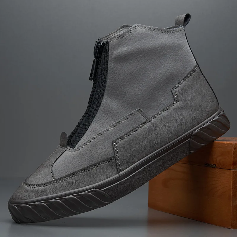 WINTER High Quality Fashion Designer all Black patchwork Shoes keep warm fur Men ZIP Leather Casual Trend Flat Shoes A31-79
WINTER High Quality Fashion Designer all Black patchwork Shoes keep warm fur Men ZIP Leather Casual Trend Flat Shoes A31-79