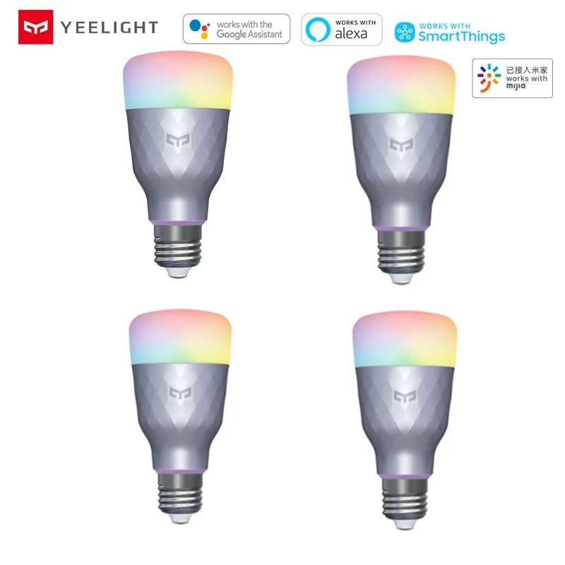 

Yeelight 1SE E27 6W RGB Smart LED Bulb Wireless Voice Control Colorful Light for Mijia APP SmartThing Google Assistant Alexa