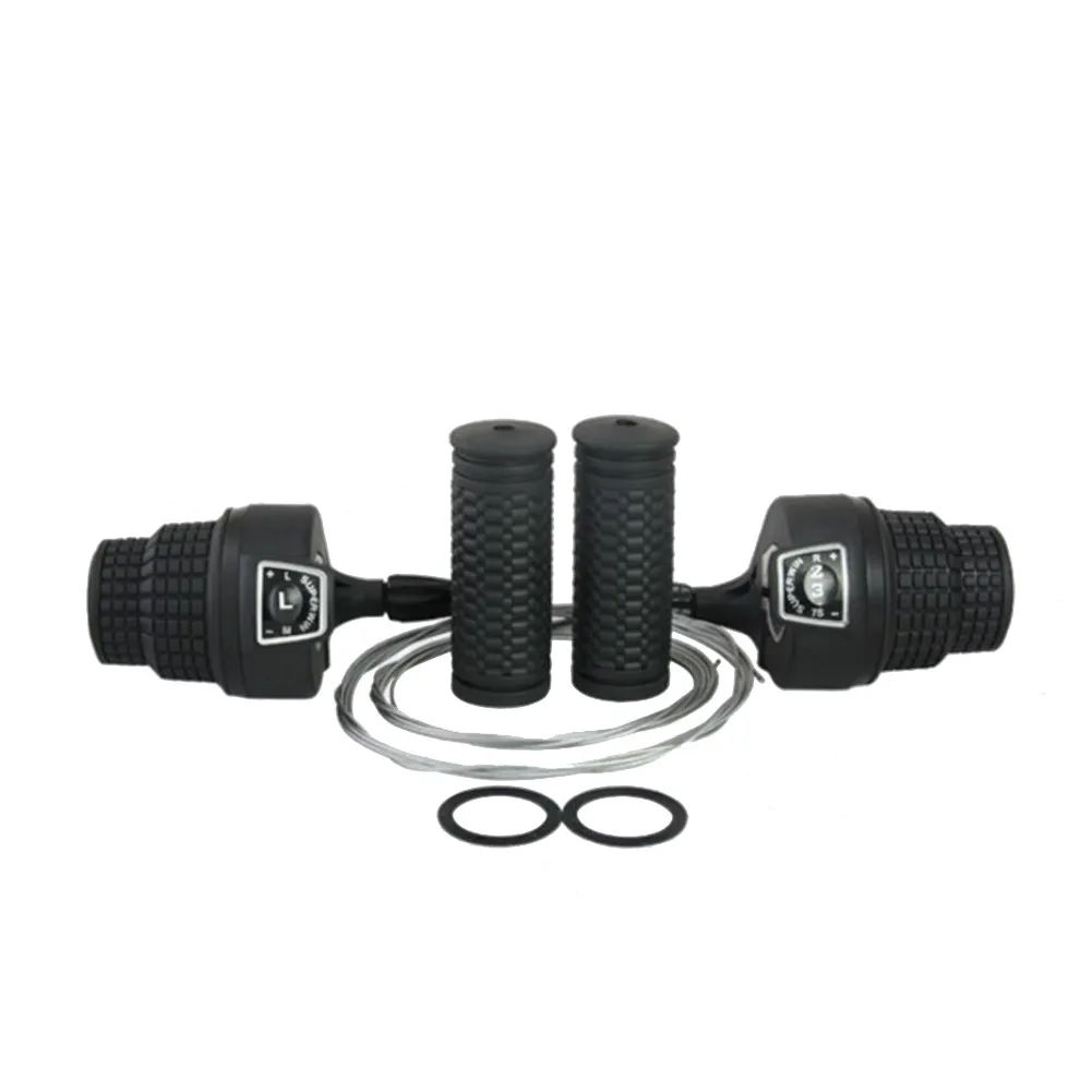 MTB Bike 3x7 Speed Gear Handlebar Shifter + Grips Cycle With Inner Cables Universal For Folding Road Mountain Bicycle Cycling
MTB Bike 3x7 Speed Gear Handlebar Shifter + Grips Cycle With Inner Cables Universal For Folding Road Mountain Bicycle Cycling