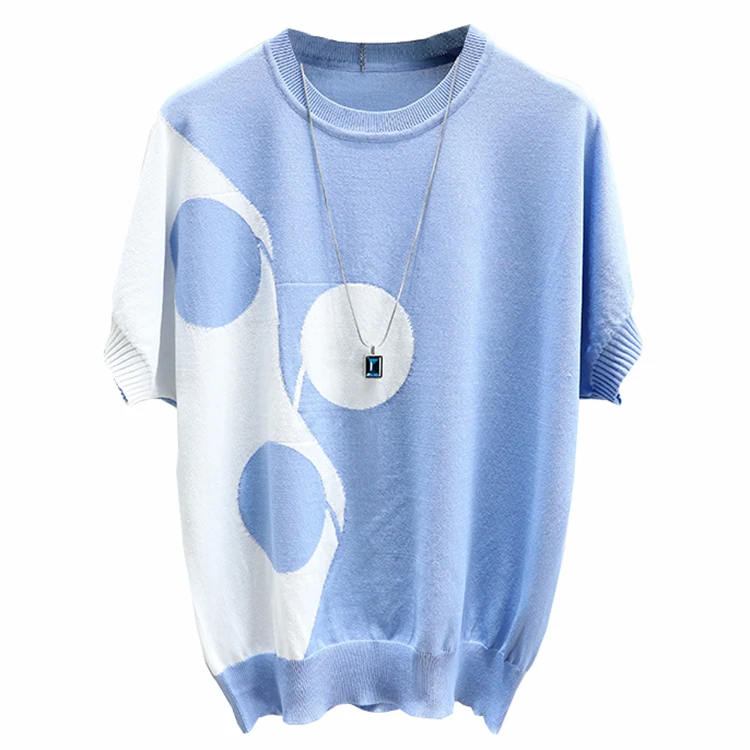 O-neck short-sleeved sweater bottoming shirt women's t-shirt loose thin pullover spring summer
O-neck short-sleeved sweater bottoming shirt women's t-shirt loose thin pullover spring summer