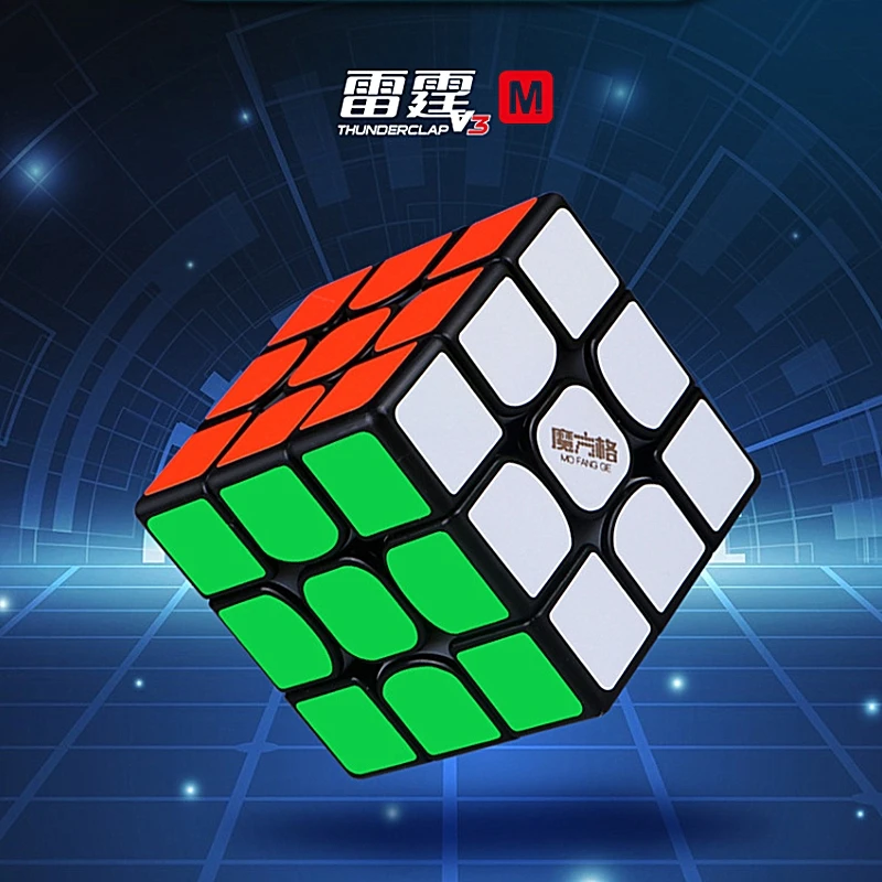 Qiyi Thunderclap V3 Магнитный 3x3x3 spped магический куб 3x3 головоломка cubo magico WCA кубики для