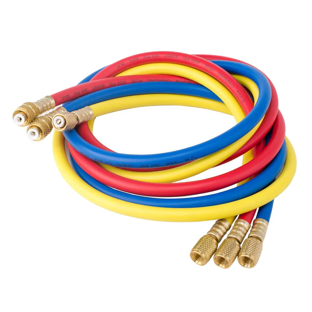 1 Pcs Free Delivery 36" A/C Charging Hose Set for HVAC Air Condition Refrigerant R12 R22 R502
1 Pcs Free Delivery 36" A/C Charging Hose Set for HVAC Air Condition Refrigerant R12 R22 R502