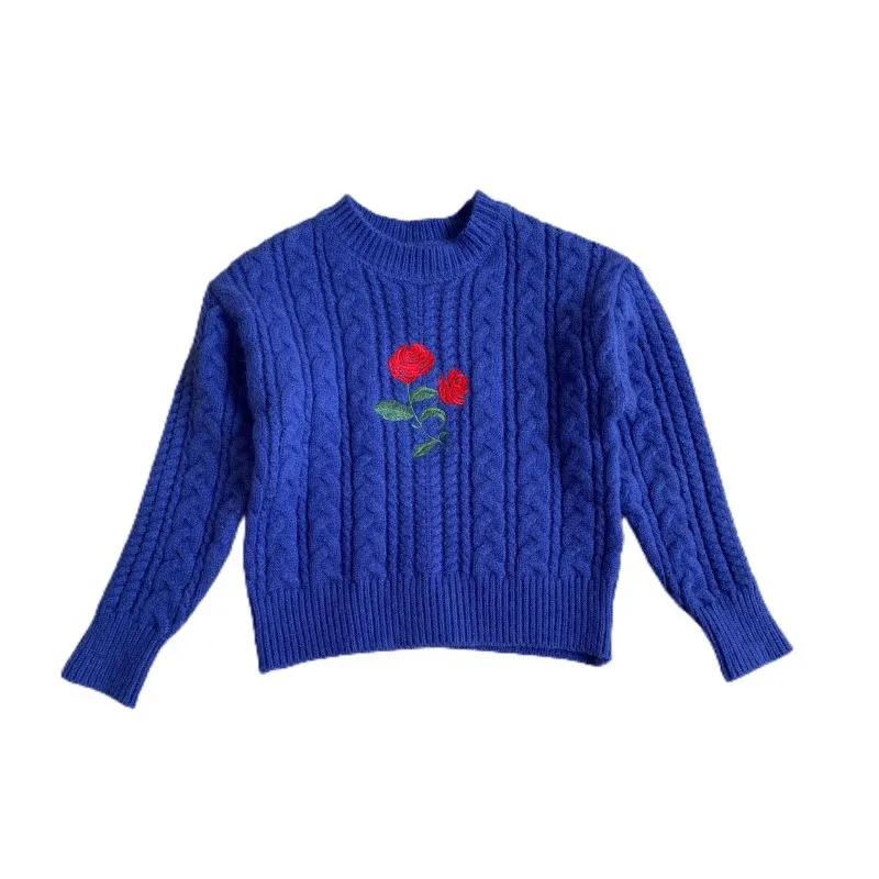 Toddler Girl Fall Sweater 2021 Autumn New Embroidery Flower Knitted Pullover Baby Girl Korean Fashion Cute Sweater
Toddler Girl Fall Sweater 2021 Autumn New Embroidery Flower Knitted Pullover Baby Girl Korean Fashion Cute Sweater