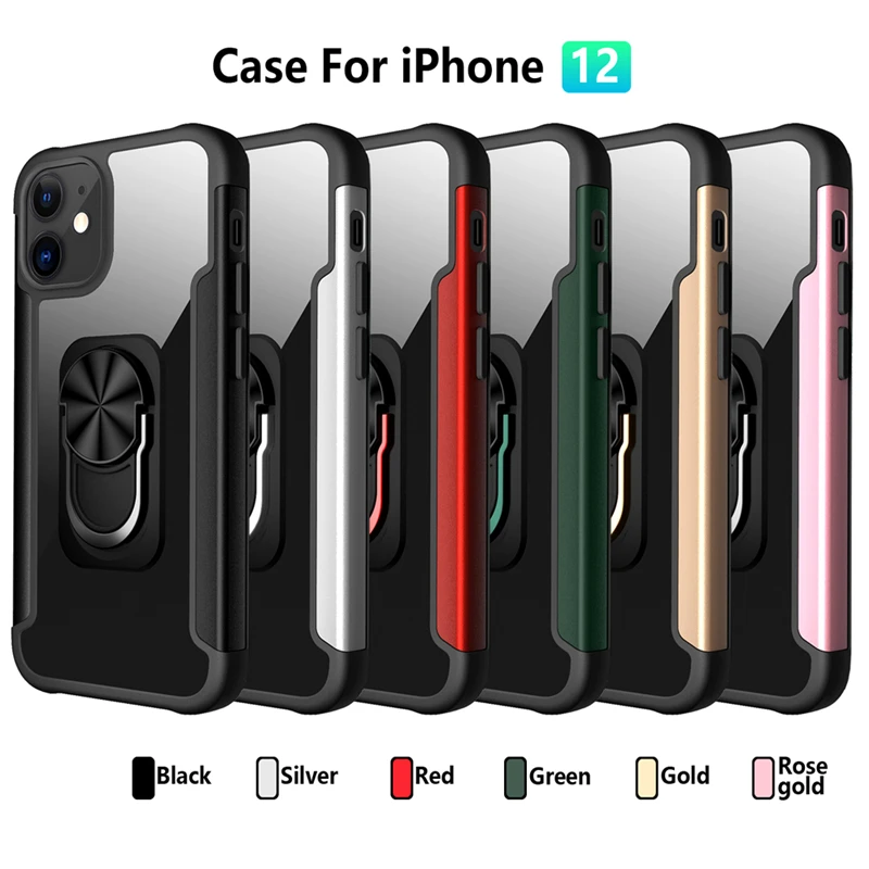 For iPhone 12 Mini iPhone 12 Pro iPhone 12 Max iPhone 12 Pro Max Brand New Metal Protection Design With Finger Ring Case Cover
For iPhone 12 Mini iPhone 12 Pro iPhone 12 Max iPhone 12 Pro Max Brand New Metal Protection Design With Finger Ring Case Cover