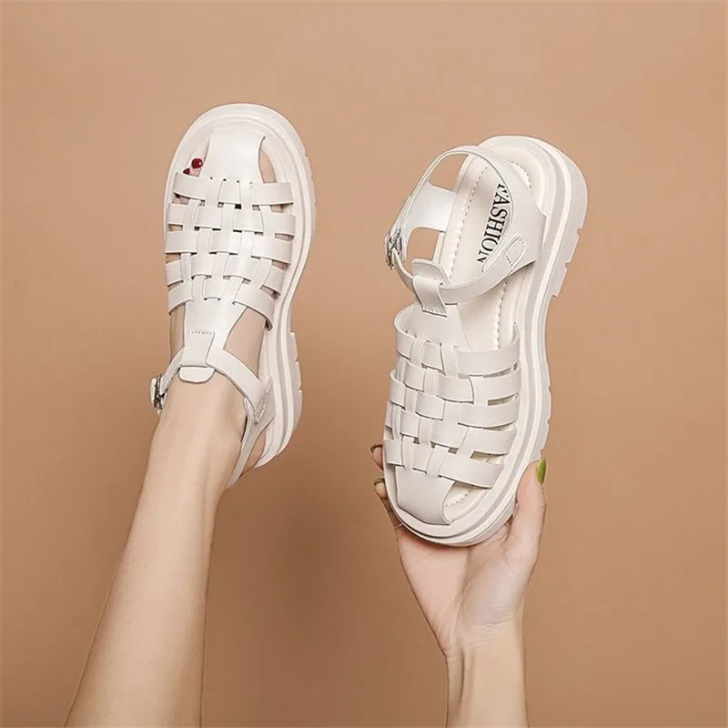 Black Gladiator Shoes Women Sandals Weave Closed Toe Women Summer Sandals Roman Style Wedge Women Chunky Shoes Sandalias Mujer
Black Gladiator Shoes Women Sandals Weave Closed Toe Women Summer Sandals Roman Style Wedge Women Chunky Shoes Sandalias Mujer