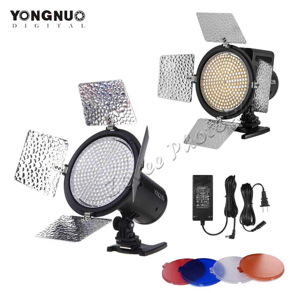 Двухцветный СВЕТОДИОДНЫЙ светильник Yongnuo YN216 5500K/3200-5500K для видеосъемки, яркий светильник с 4 цветными фильтрами для цифровой зеркальной каме...
Двухцветный СВЕТОДИОДНЫЙ светильник Yongnuo YN216 5500K/3200-5500K для видеосъемки, яркий светильник с 4 цветными фильтрами для цифровой зеркальной каме...