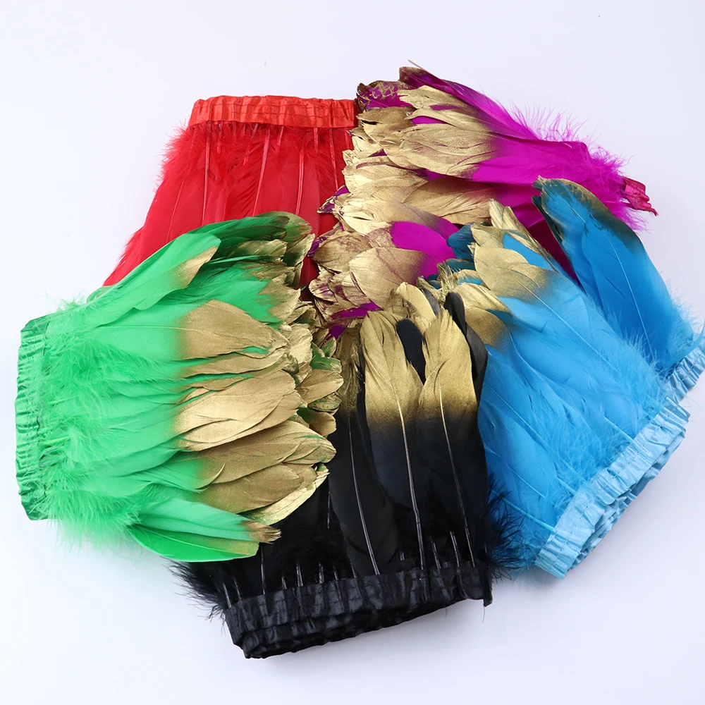 Spray Gold/Silver Goose Feathers Trim Fringe 15-20 CM Decor for Home Party Clothes Sewing Jewelry Accessory Crafts Plume 1 Meter
Spray Gold/Silver Goose Feathers Trim Fringe 15-20 CM Decor for Home Party Clothes Sewing Jewelry Accessory Crafts Plume 1 Meter