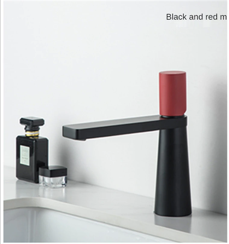 Basin Faucet Short Copper Toilet Upper And Lower Basins Hot And Cold Washbasin Very Simple White Simple Basin Black
Basin Faucet Short Copper Toilet Upper And Lower Basins Hot And Cold Washbasin Very Simple White Simple Basin Black