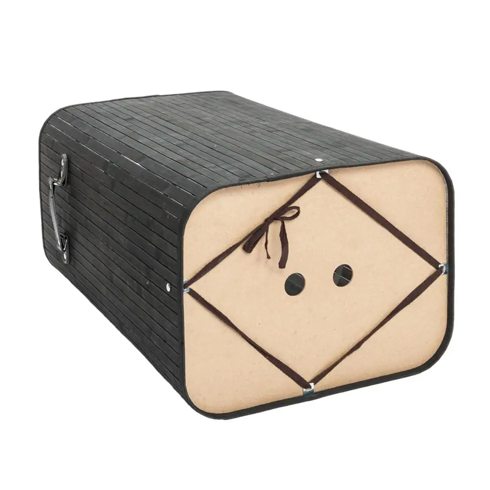 Single Lattice Bamboo Folding Convenient Baskets Body with Cover Black Foldable Bamboo Storage Basket Circle Handmade Laundry
Single Lattice Bamboo Folding Convenient Baskets Body with Cover Black Foldable Bamboo Storage Basket Circle Handmade Laundry