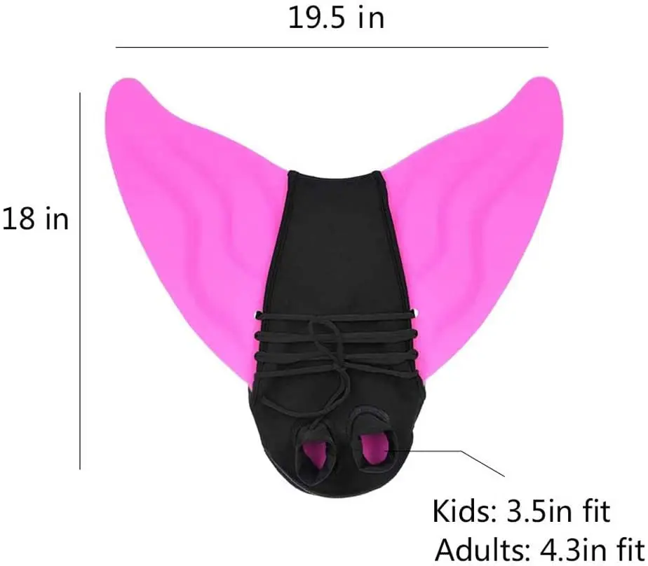 Monolithic Mermaid Tail Fins One-piece Flipper Diving Fins Swimming Training Water Sport Windsurfing Swimming Supplies Kid Adult
Monolithic Mermaid Tail Fins One-piece Flipper Diving Fins Swimming Training Water Sport Windsurfing Swimming Supplies Kid Adult