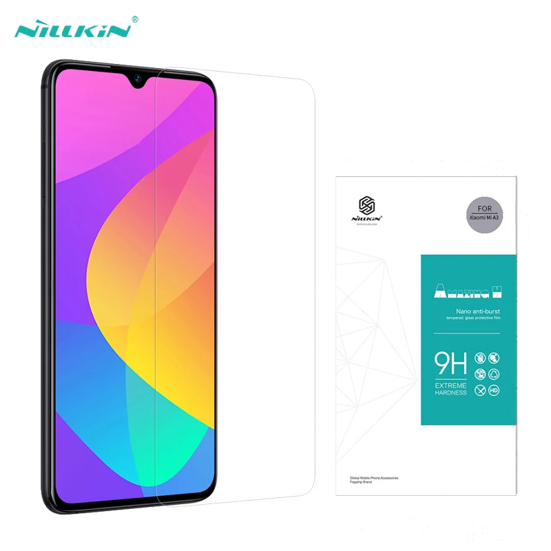 Закаленное стекло для Xiaomi Mi 9 Lite mi CC9 CC9e защита экрана Nillkin Amazing H Противоударная