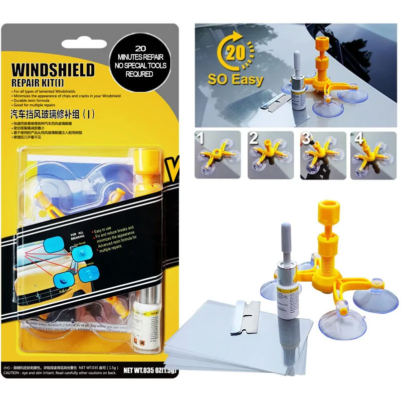 Upgrade Car Windshield Repair Kit Auto Glass Windshield Dent Repair Tools Car Windshield Crack Repair Resin Kits
Upgrade Car Windshield Repair Kit Auto Glass Windshield Dent Repair Tools Car Windshield Crack Repair Resin Kits