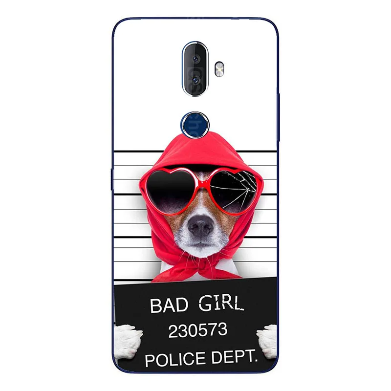 Мягкий силиконовый чехол для телефона Alcatel 3V 5099D милый с принтом розы и животных