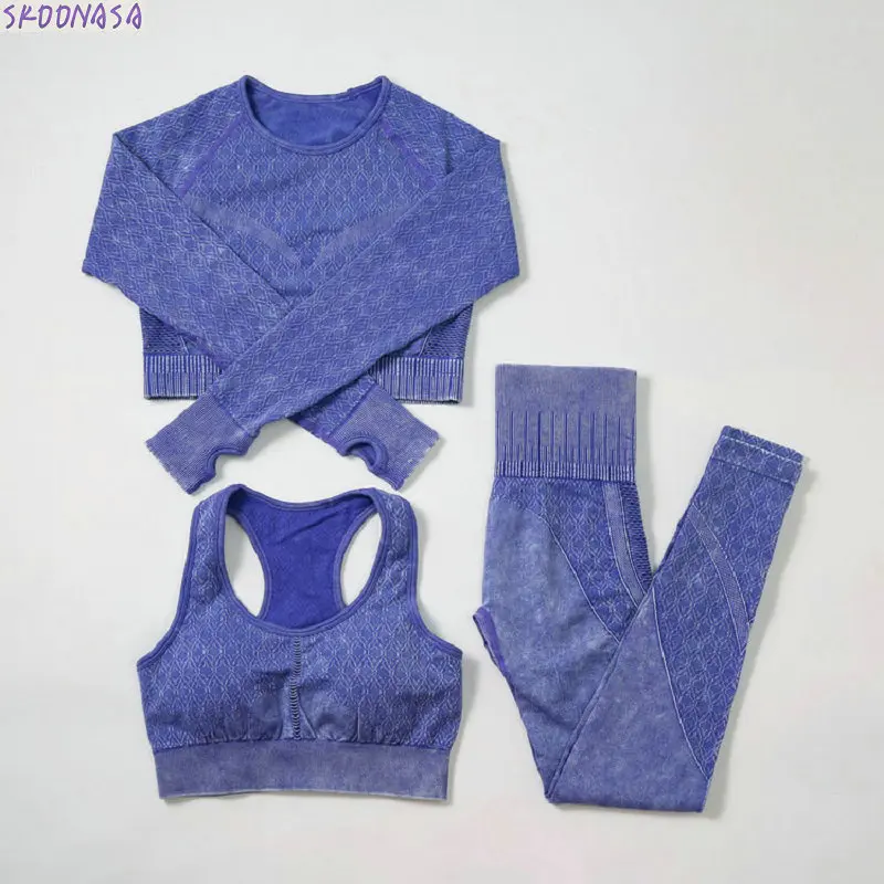 Newest Women Round Neck Long Sleeve Tops Running Sports Fitness Yoga Clothing 3-piece Suits Vest Pants Small T-shirt Wearing
Newest Women Round Neck Long Sleeve Tops Running Sports Fitness Yoga Clothing 3-piece Suits Vest Pants Small T-shirt Wearing