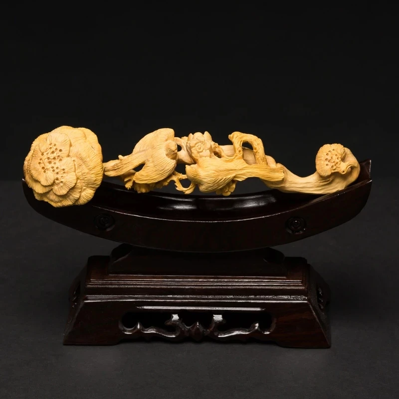 Birds and Flowers Ganoderma Ruyi Wood Carving Wishful Collection Decors Feng Shui Ornaments Men Business Gift
Birds and Flowers Ganoderma Ruyi Wood Carving Wishful Collection Decors Feng Shui Ornaments Men Business Gift