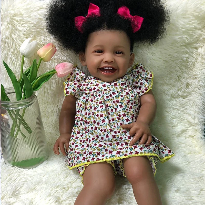 Reborn Doll 24 Inch 60cm Rebirth Dolls Soft Cotton Toy Simulation Fashion Cloth Body Baby Smile Girl For Children's Gift Toys
Reborn Doll 24 Inch 60cm Rebirth Dolls Soft Cotton Toy Simulation Fashion Cloth Body Baby Smile Girl For Children's Gift Toys
