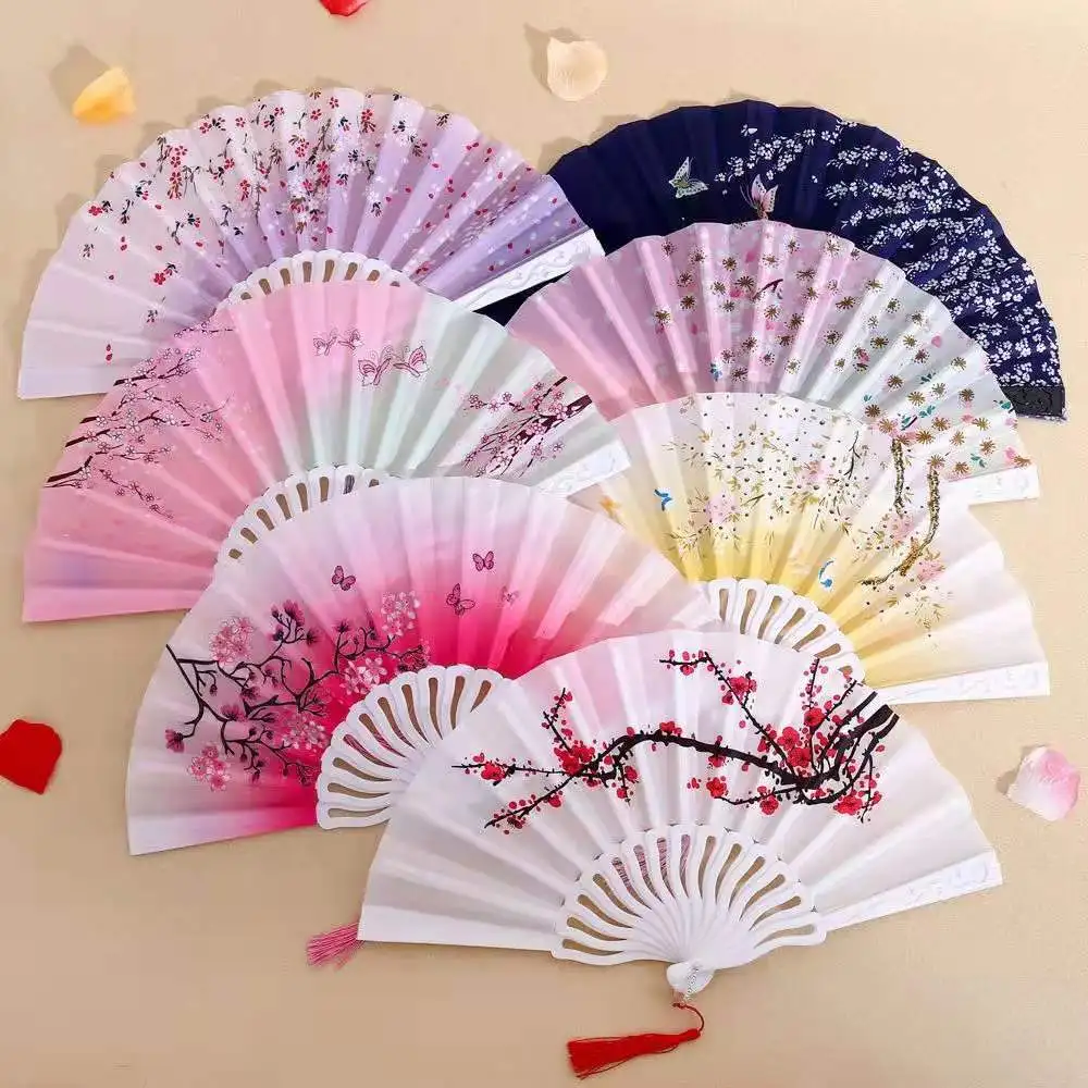 Silk Chinese Japanese Style Folding Fan Plum Bossom Landscape Pattern Art Craft Gift Wedding Dance Hand Fan Home Decoration
Silk Chinese Japanese Style Folding Fan Plum Bossom Landscape Pattern Art Craft Gift Wedding Dance Hand Fan Home Decoration
