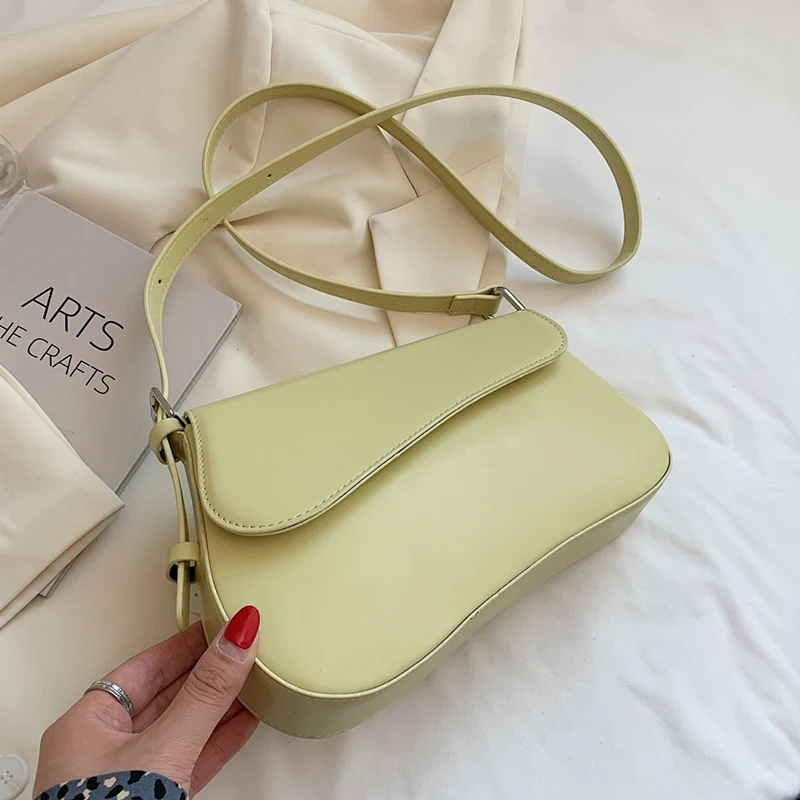 Однотонная сумка-багет через плечо из искусственной кожи для женщин 2021 летние трендовые повседневные сумки на плечо и кошельки роскошные д...
Однотонная сумка-багет через плечо из искусственной кожи для женщин 2021 летние трендовые повседневные сумки на плечо и кошельки роскошные д...