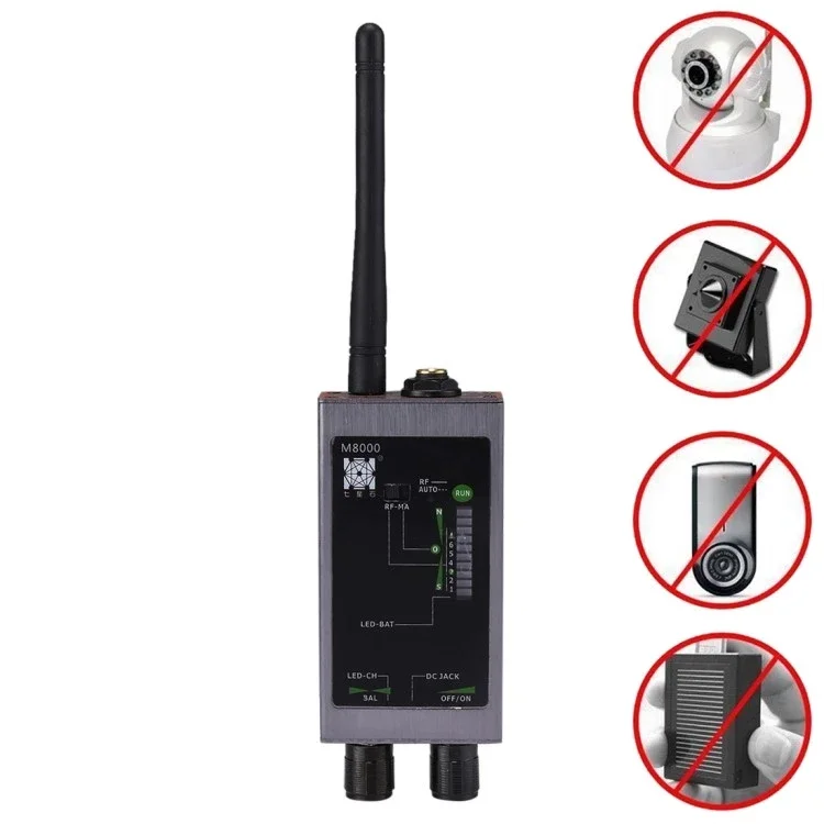 NEW 1MHz-12GH Radio Anti-Spy Detector FBI GSM RF Signal Auto Tracker Detectors GPS Tracker Finder Bug with Long Magnetic LED
NEW 1MHz-12GH Radio Anti-Spy Detector FBI GSM RF Signal Auto Tracker Detectors GPS Tracker Finder Bug with Long Magnetic LED