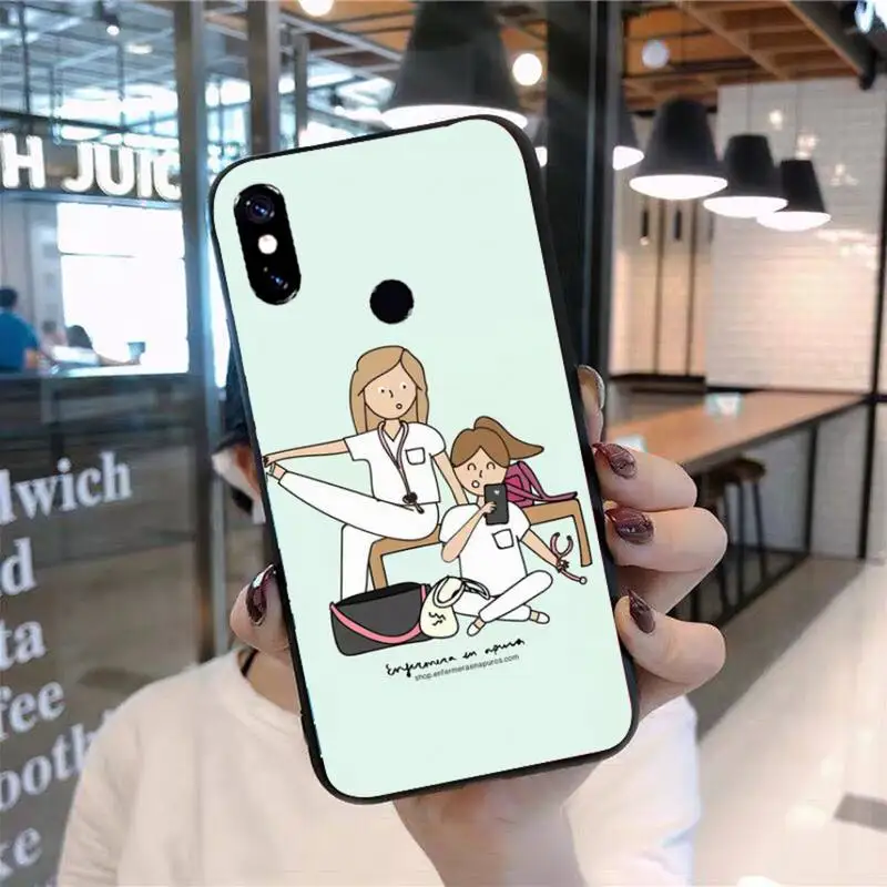 Spain Cartoon Medicine Doctor Nurse fashion Phone Case For Xiaomi Redmi 7 8 9t 9se k20 mi8 max3 lite 9 note 9s 10 pro
Spain Cartoon Medicine Doctor Nurse fashion Phone Case For Xiaomi Redmi 7 8 9t 9se k20 mi8 max3 lite 9 note 9s 10 pro