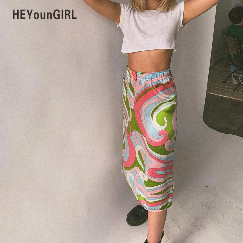 Женская длинная юбка с волнистым принтом, Повседневная винтажная юбка миди с высокой талией и эластичным поясом, элегантная пляжная летняя ... 
Женская длинная юбка с волнистым принтом, Повседневная винтажная юбка миди с высокой талией и эластичным поясом, элегантная пляжная летняя ...