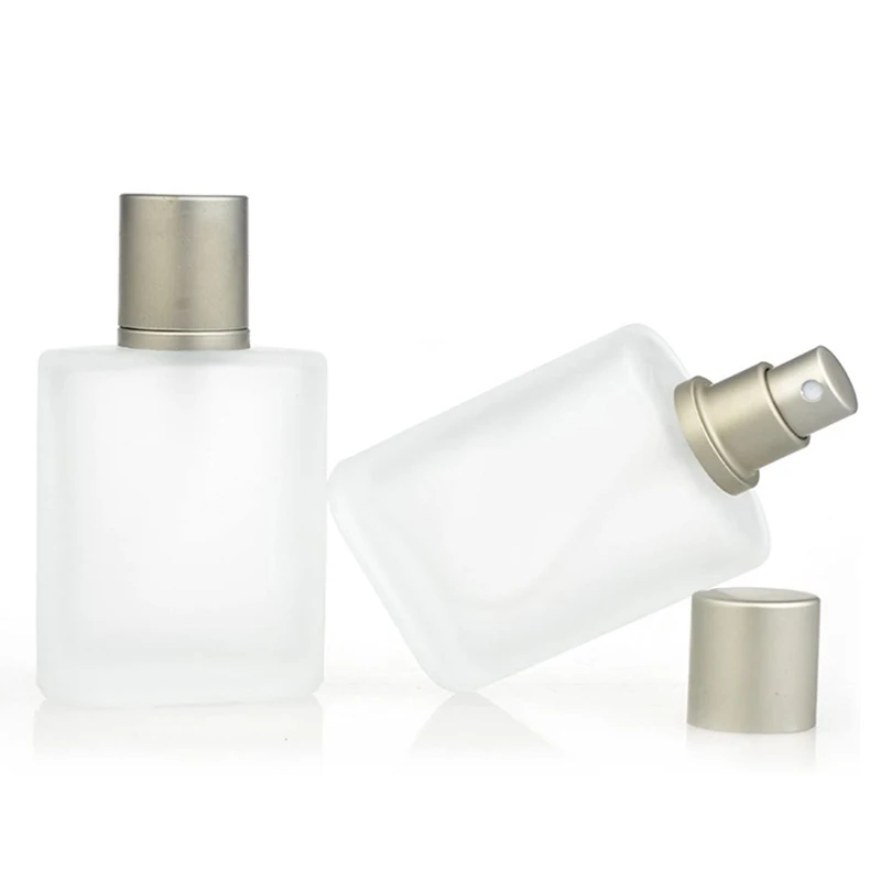 

200 x Refillable 30ml Frost Glass Mist Sprayer Bottle 1oz Empty Perfume Atomizer Fragrance parfum Vials