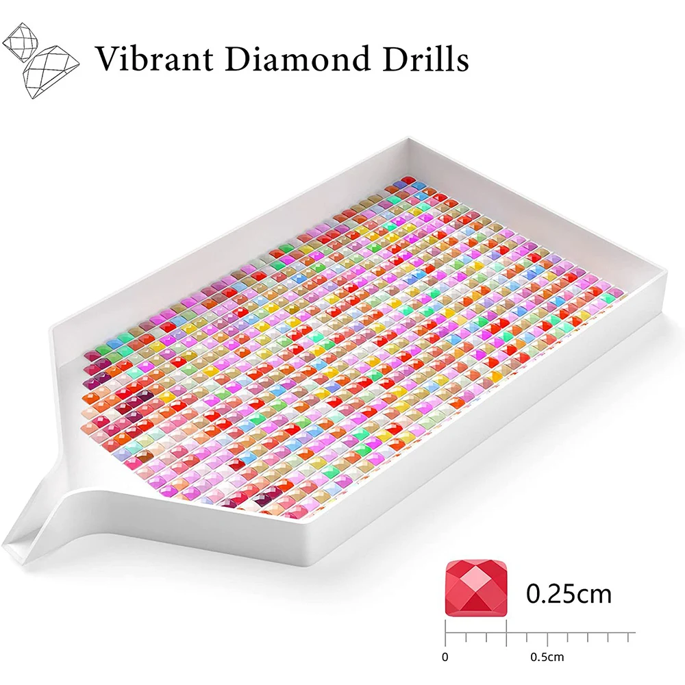 Diamond Painting Square/Round Drills Hinestones Beads For Missing Drills 5D DIY Diamond Art Supplies
Diamond Painting Square/Round Drills Hinestones Beads For Missing Drills 5D DIY Diamond Art Supplies