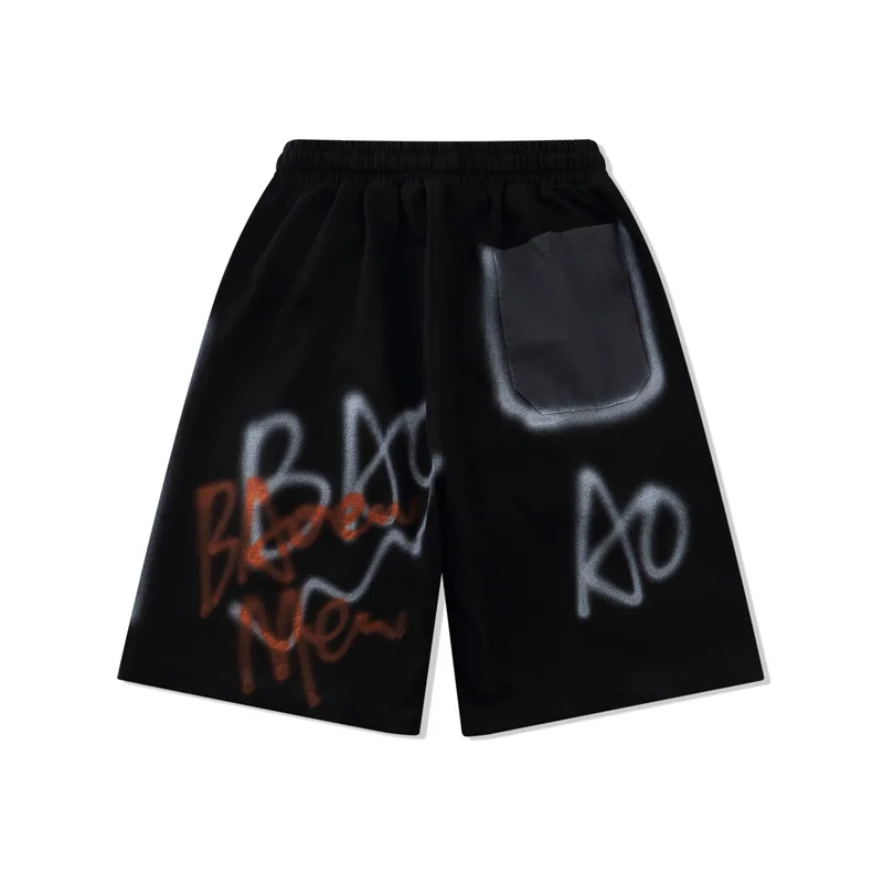 Ins national fashion dark black fashion brand hip hop graffiti letter printing casual loose tooling shorts men's pant
Ins national fashion dark black fashion brand hip hop graffiti letter printing casual loose tooling shorts men's pant