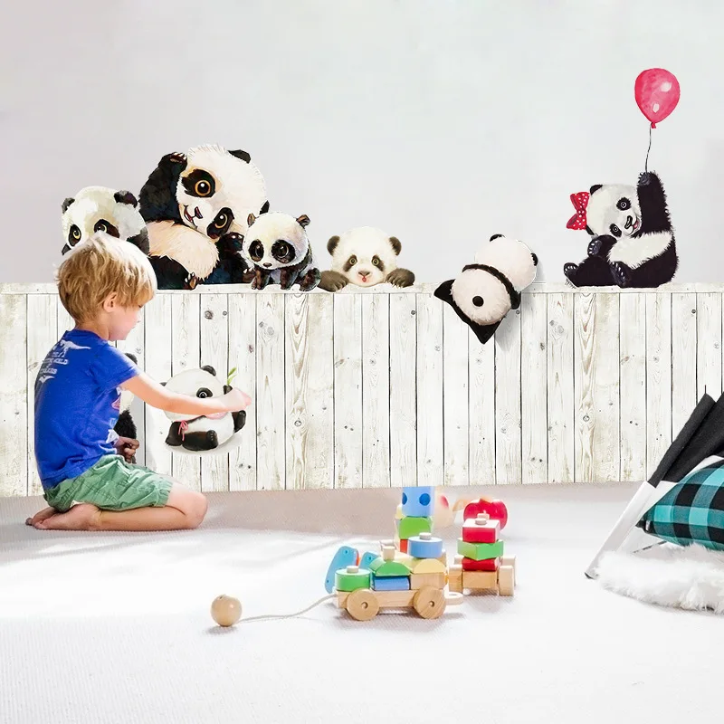 Lovely Panda Wall Stickers Cartoon Animal Boy Girl Kids Room Decoration Aesthetic Wallpaper Nursery Wall Decor Poster Art Mural
Lovely Panda Wall Stickers Cartoon Animal Boy Girl Kids Room Decoration Aesthetic Wallpaper Nursery Wall Decor Poster Art Mural