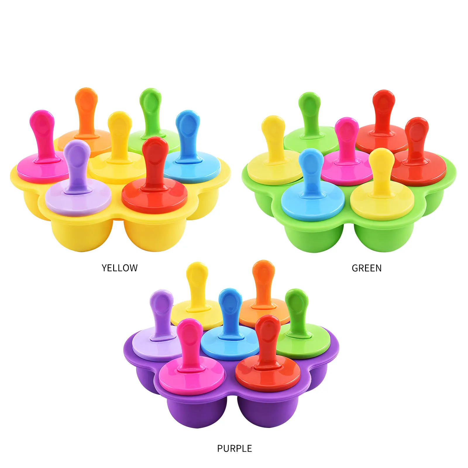 Mini Popsicle Mold Silicone, DIY Ice Pops Holder with Plastic Sticks, Kids Freezer Lolly Makers Food Grade Ice Cube Trays Box
Mini Popsicle Mold Silicone, DIY Ice Pops Holder with Plastic Sticks, Kids Freezer Lolly Makers Food Grade Ice Cube Trays Box