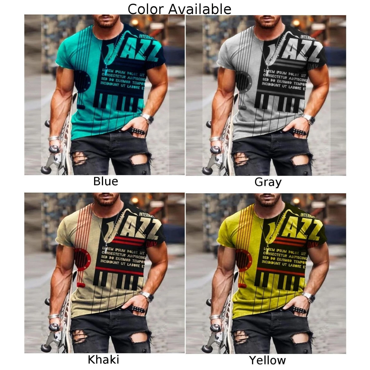 Men 3D Printed Crew Neck Tees Tops Comfortable Short Sleeve Casual T-Shirt Sport Muscle Tee Casual Tops Fashion
Men 3D Printed Crew Neck Tees Tops Comfortable Short Sleeve Casual T-Shirt Sport Muscle Tee Casual Tops Fashion