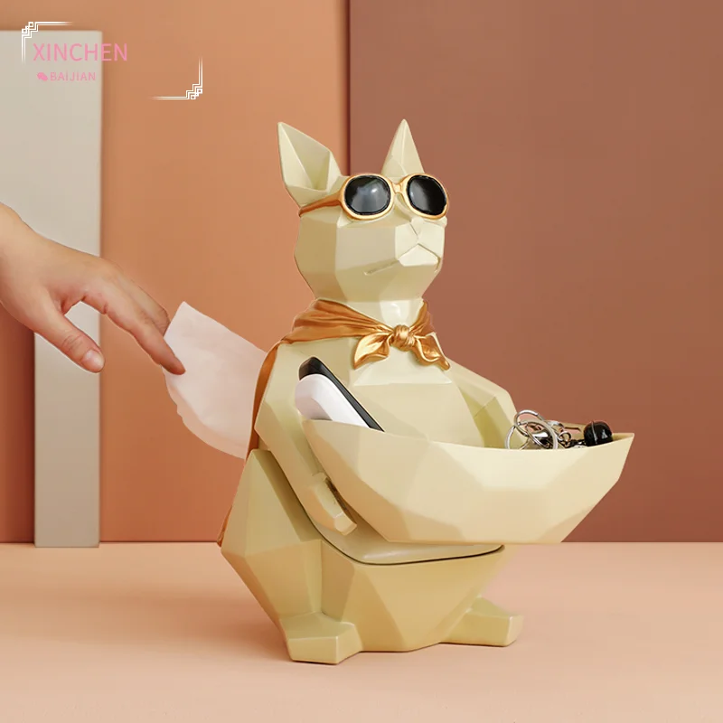 Крутая фигурка кошки с креативными салфетками, коробка для хранения собак, Настольная статуя, Статуэтка из смолы, Художественная Скульптур...
Крутая фигурка кошки с креативными салфетками, коробка для хранения собак, Настольная статуя, Статуэтка из смолы, Художественная Скульптур...