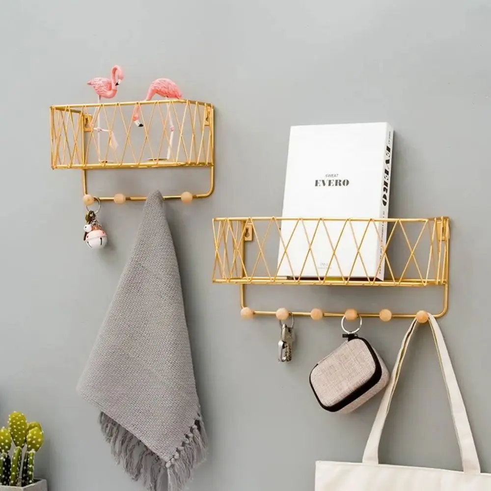 Nordic Wrought Iron Door Creative Rack Wall Hanging Wall Storage Wall Porch Decoration Key Hook Decorative Rack
Nordic Wrought Iron Door Creative Rack Wall Hanging Wall Storage Wall Porch Decoration Key Hook Decorative Rack