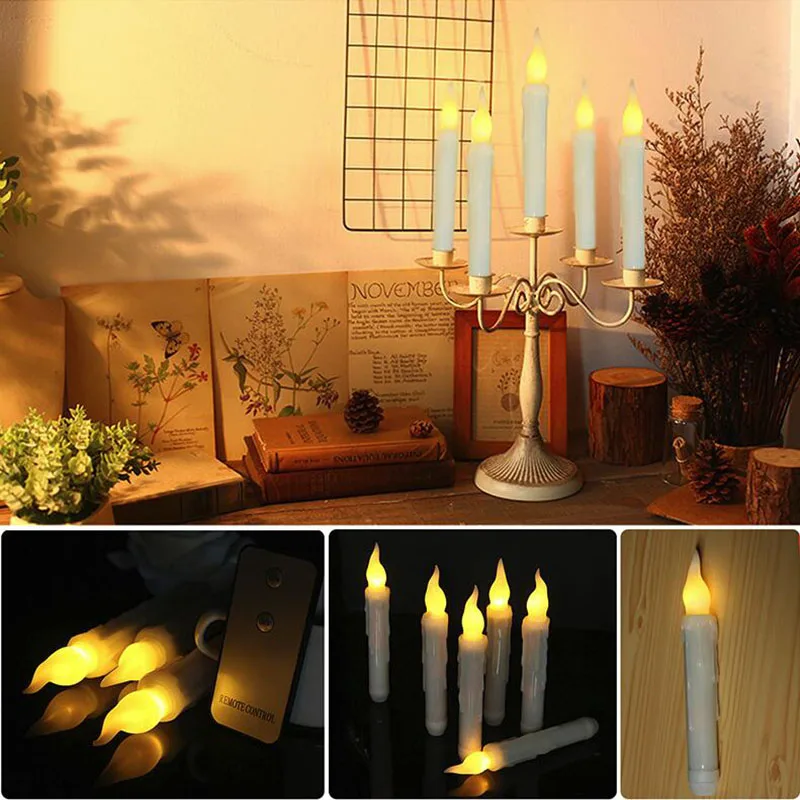 6pcs Warm White Battery Operated LED Candle Light Wireless Remote Control Tree Birthday Christmas Wedding Decoration
6pcs Warm White Battery Operated LED Candle Light Wireless Remote Control Tree Birthday Christmas Wedding Decoration
