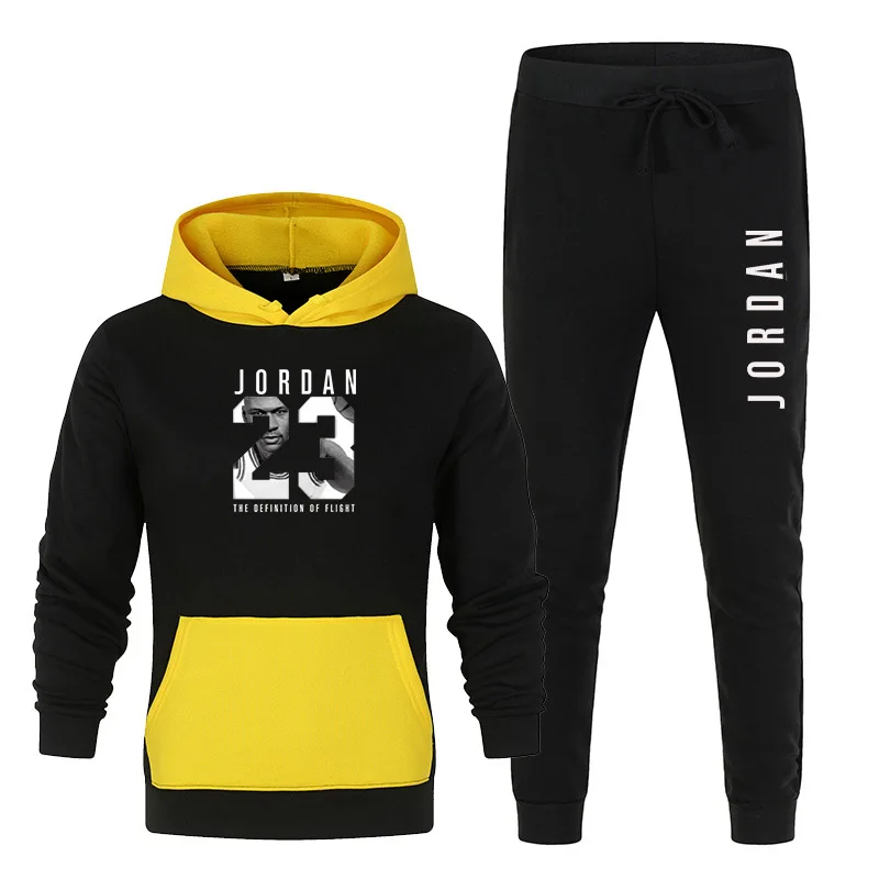 New Fashion Men's Pullover Men's Sportswear Hoodie Two-Piece Set + Pants Sweatshirt Spring and Autumn Sportswear
New Fashion Men's Pullover Men's Sportswear Hoodie Two-Piece Set + Pants Sweatshirt Spring and Autumn Sportswear