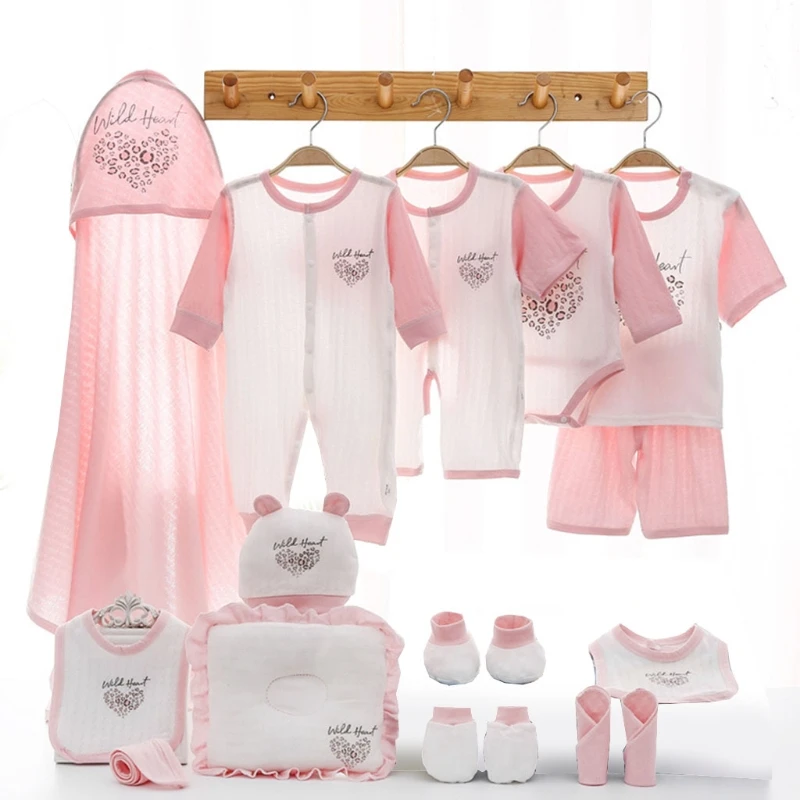 Infant Clothes Outfit 17Pcs Newborn Baby Cotton Clothing Set Romper Jumpsuit Shorts Bib Hat Short Sleeve Tops Handkerchief Glove 
Infant Clothes Outfit 17Pcs Newborn Baby Cotton Clothing Set Romper Jumpsuit Shorts Bib Hat Short Sleeve Tops Handkerchief Glove
