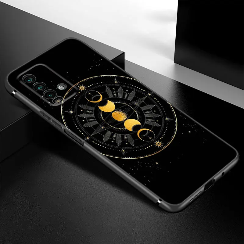 Чехол для телефона с ведьмами луной Таро загадочным тотемным рисунком Xiaomi Redmi Note