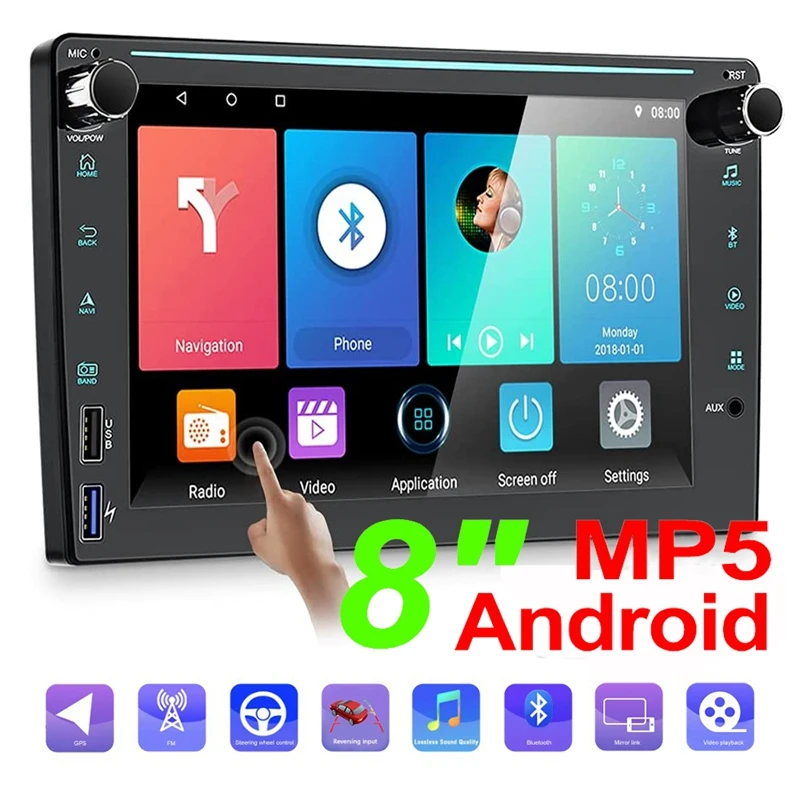Автомобильный мультимедийный плеер, плеер на Android 10,0, с четырехъядерным процессором, с 8 "сенсорным экраном, GPS, Wi-Fi, FM, BT, с 4 USB-портами
Автомобильный мультимедийный плеер, плеер на Android 10,0, с четырехъядерным процессором, с 8 "сенсорным экраном, GPS, Wi-Fi, FM, BT, с 4 USB-портами