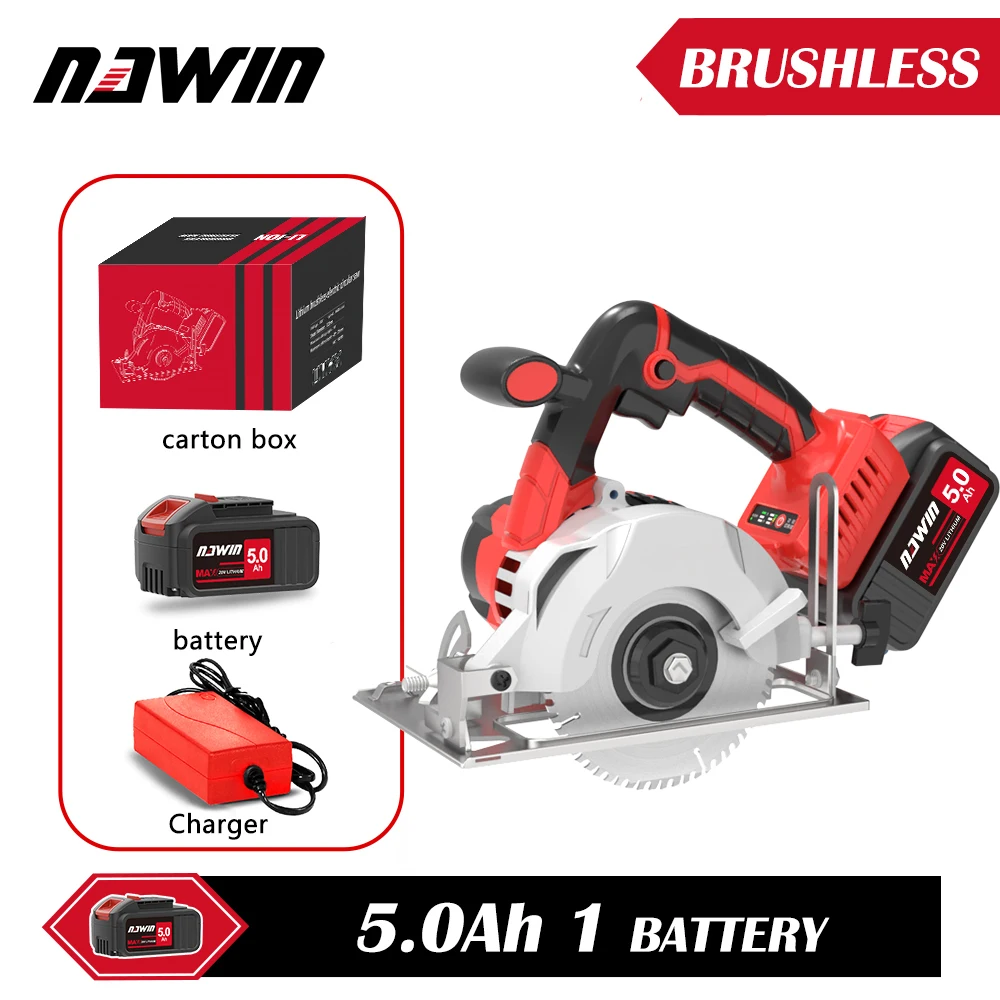 NAWIN Brushless Electric Mini Circular Saw For Cut Wood PVC tube Multifunctional Electric Saw DIY Power Tool Dolomite Machine
NAWIN Brushless Electric Mini Circular Saw For Cut Wood PVC tube Multifunctional Electric Saw DIY Power Tool Dolomite Machine