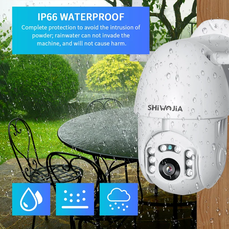 SHIWOJIA 1080P IP Camera Wifi 5G/2.4G Outdoor Smart Life Tuya Surveillance 360 Action Cctv Ptz Dome Video Color Night Vision Cam
SHIWOJIA 1080P IP Camera Wifi 5G/2.4G Outdoor Smart Life Tuya Surveillance 360 Action Cctv Ptz Dome Video Color Night Vision Cam
