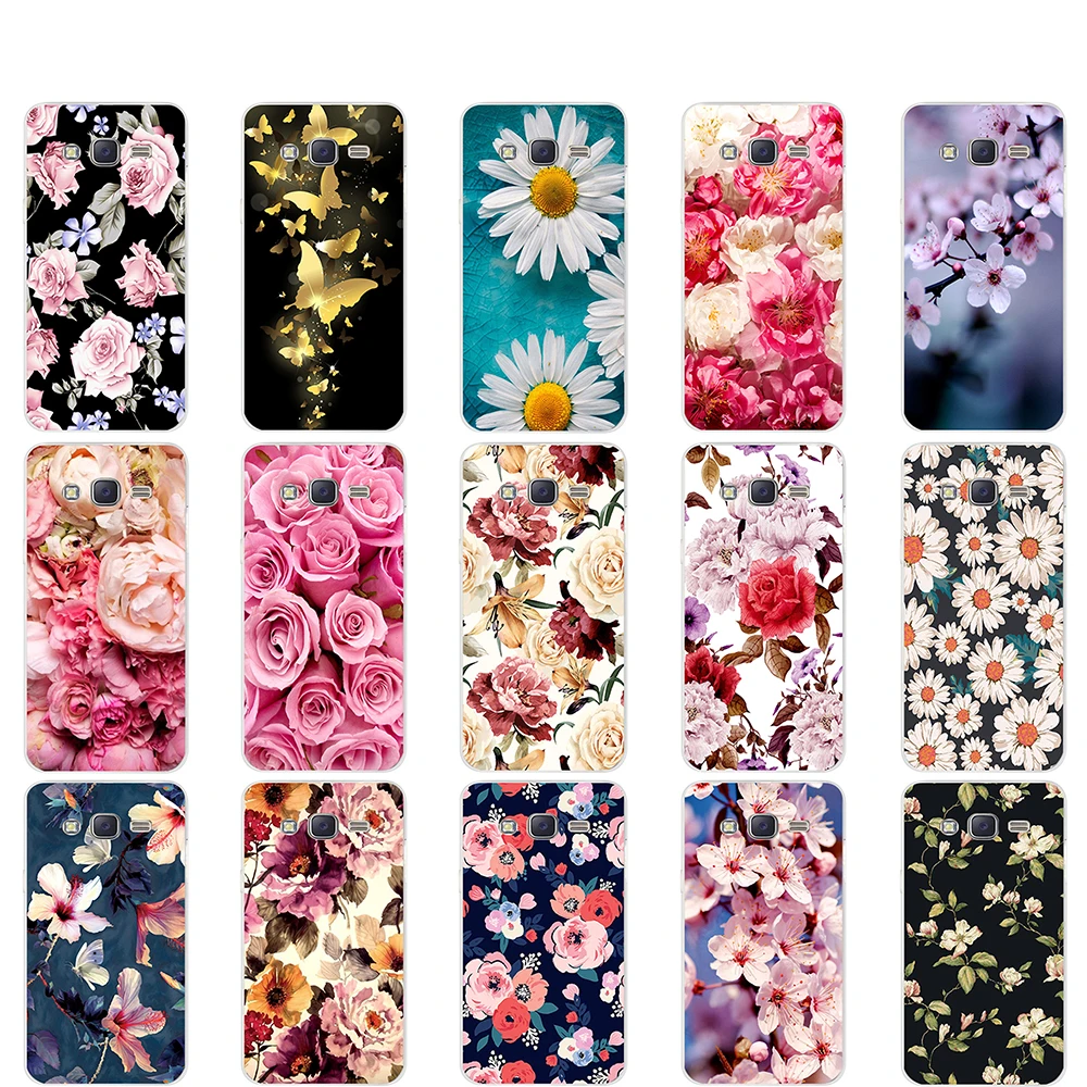 

TPU Back Cover For Samsung Galaxy J7 J701 J701F J701M Neo/Nxt/Core Soft Silicone Beautiful Flowers Phone Case Samsung J7 SM-J701