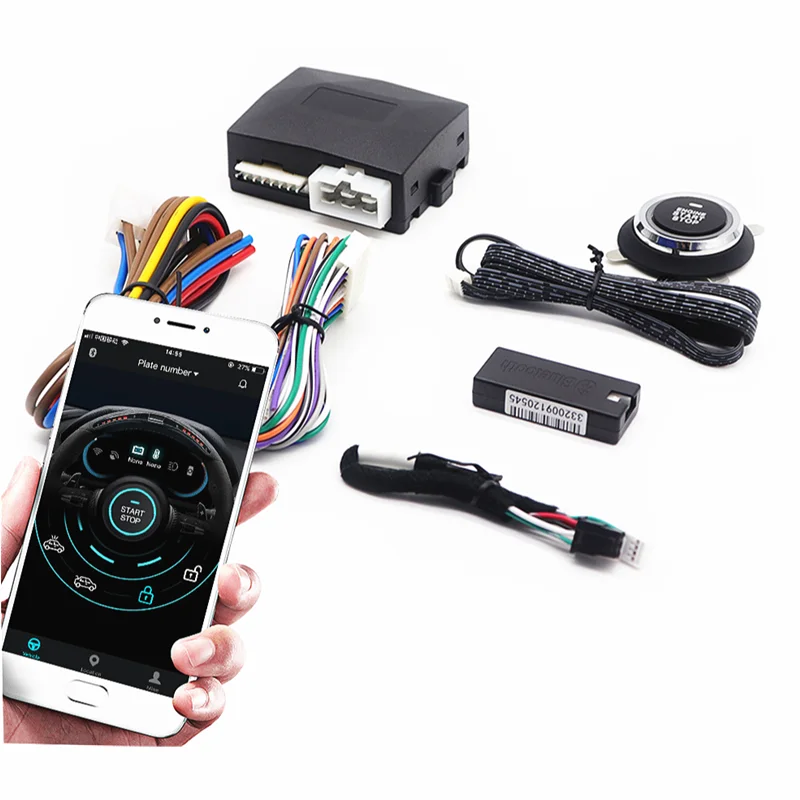 Remote Control Car Engine Start Stop Button Remotly Ignition System Autostart Central Locking Kit Ranged phone Keyless Entry
Remote Control Car Engine Start Stop Button Remotly Ignition System Autostart Central Locking Kit Ranged phone Keyless Entry