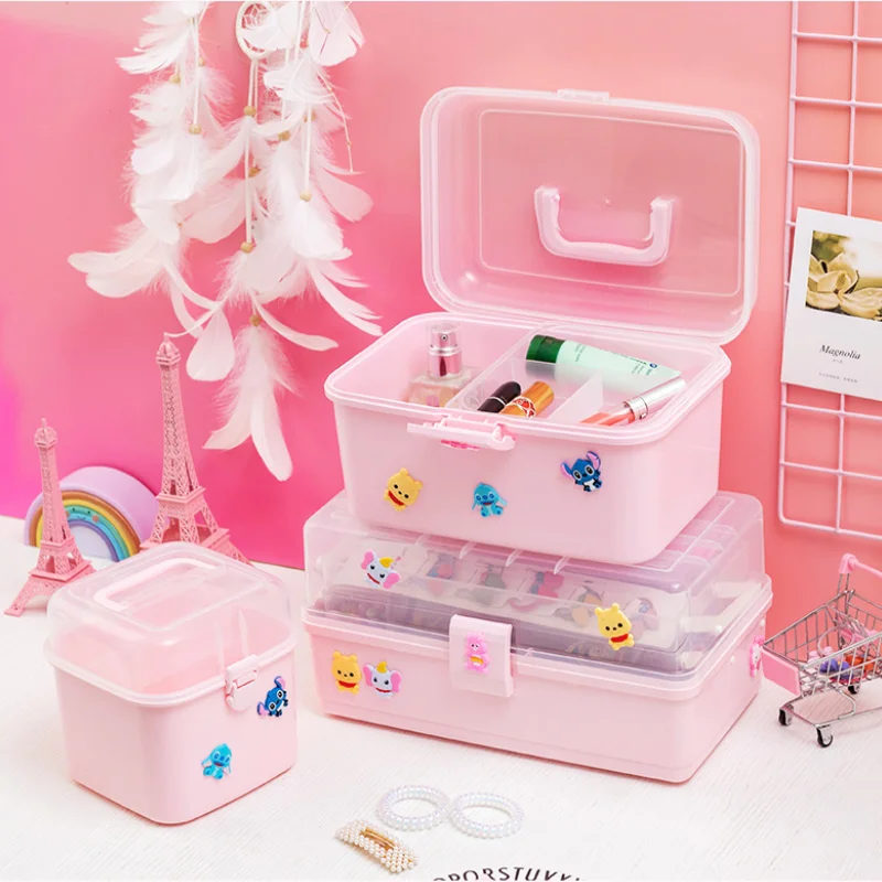 Pink DIY Children's Hair Accessories Storage Box Multi-layer Classification Baby Headwear Dustproof Large-capacity Jewelry Box
Pink DIY Children's Hair Accessories Storage Box Multi-layer Classification Baby Headwear Dustproof Large-capacity Jewelry Box