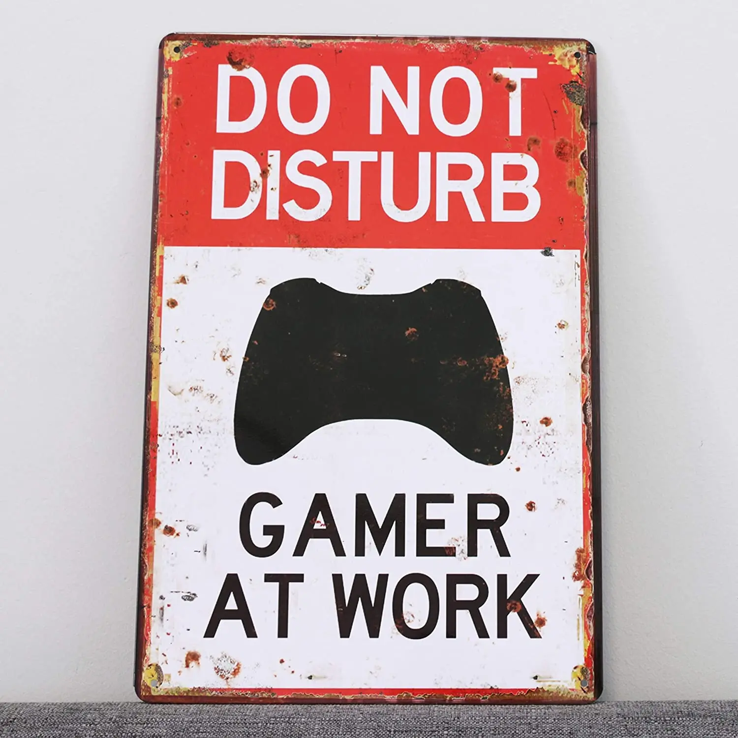 Do Not Disturb Gamer at Work Poster Funny Art Decor Vintage Aluminum Retro Metal Tin Sign Painting Decorative Signs 20x30cm
Do Not Disturb Gamer at Work Poster Funny Art Decor Vintage Aluminum Retro Metal Tin Sign Painting Decorative Signs 20x30cm