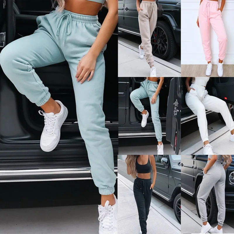 Muyogrt Solid High Waist Joggers Women Fashion Casual Harem Pants Women 2021 New Lace-up Sweatpants Women Loose Pants Streetwear
Muyogrt Solid High Waist Joggers Women Fashion Casual Harem Pants Women 2021 New Lace-up Sweatpants Women Loose Pants Streetwear