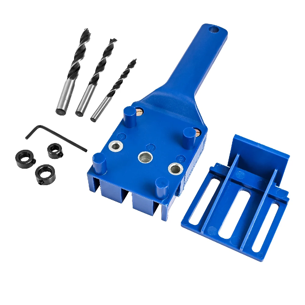 Vastar Woodworking Dowel Jig 6/8/10mm Drill Bit Handheld Wood Drilling Doweling Hole Saw Drills Guide Hole Locator For Carpentry
Vastar Woodworking Dowel Jig 6/8/10mm Drill Bit Handheld Wood Drilling Doweling Hole Saw Drills Guide Hole Locator For Carpentry