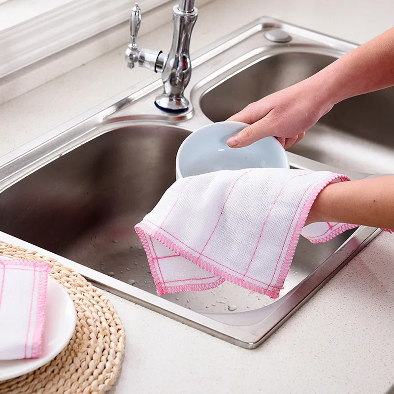 1/5/10pc Cotton Cleaning Cloth For Washing Dishs Kitchen Supplies Kitchen Absorbent Dishcloth Kitchen Towel Dishcloth Tool
1/5/10pc Cotton Cleaning Cloth For Washing Dishs Kitchen Supplies Kitchen Absorbent Dishcloth Kitchen Towel Dishcloth Tool