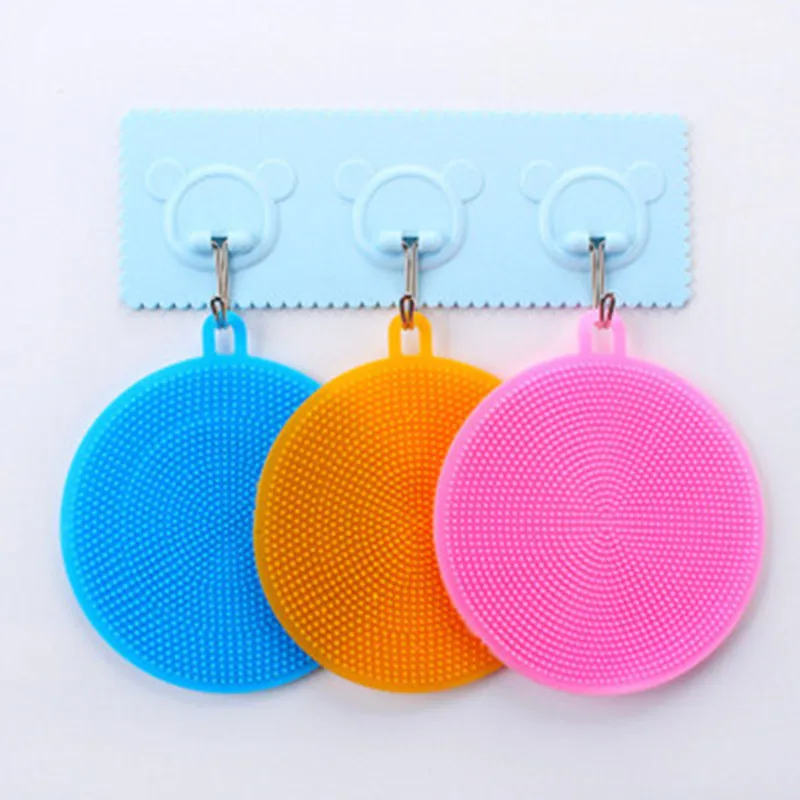 1PC Kitchen Dishwashing Brush Silicone Cleaning Brush Fruit Vegetable Cleaning Brushes Pot Pan Scouring Pads Multi-purpose
1PC Kitchen Dishwashing Brush Silicone Cleaning Brush Fruit Vegetable Cleaning Brushes Pot Pan Scouring Pads Multi-purpose